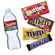 Water & Assorted Candies - Fine Arts Concession
